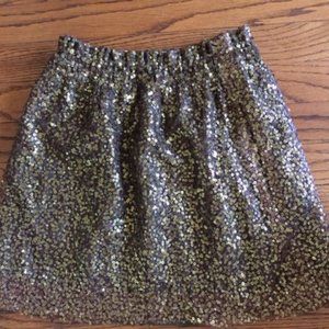 EUC Gold/Copper Skirt J. Crew